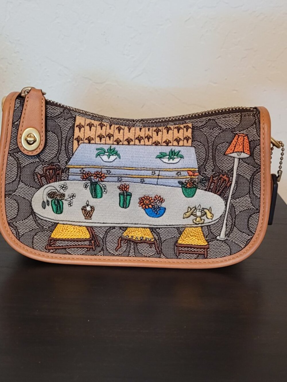 Coach X Observed By Us Swinger 20 In Signature Jacquard